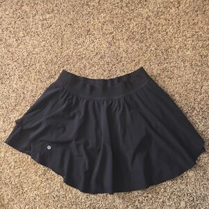 Lululemon Athletica Court Rival Black Tennis Skirt